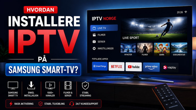 IPTV på Samsung Smart-TV