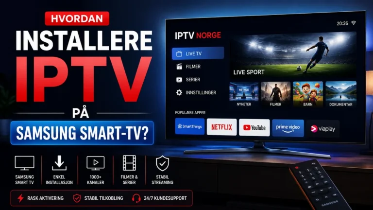 IPTV på Samsung Smart-TV