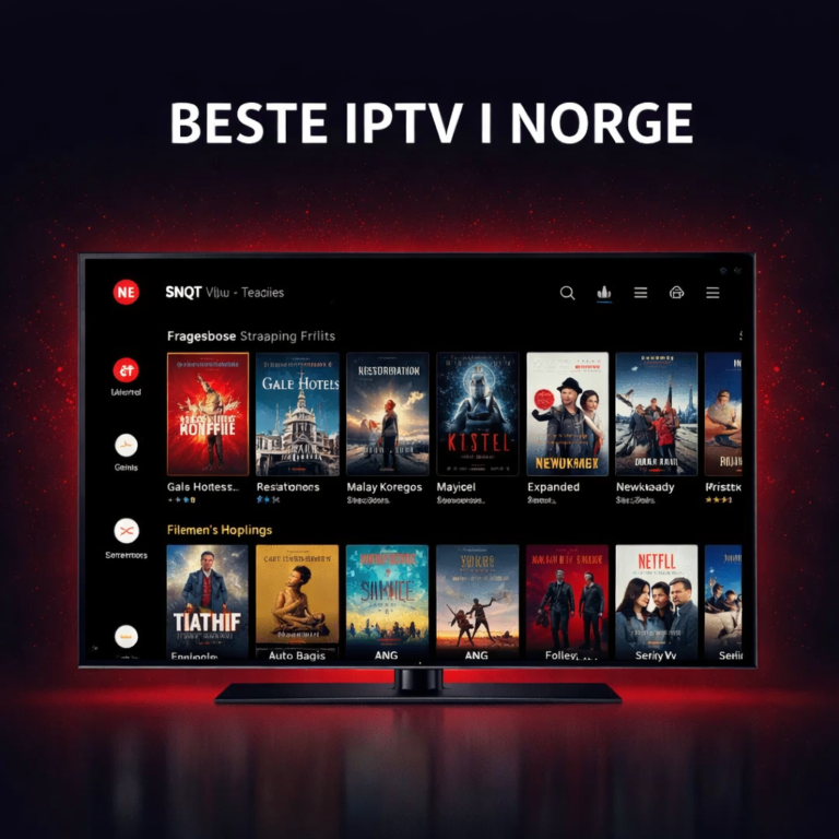 IPTV Norge tilbyr sport, filmer, serier og internasjonale TV-kanaler i høy kvalitet hd og 4k